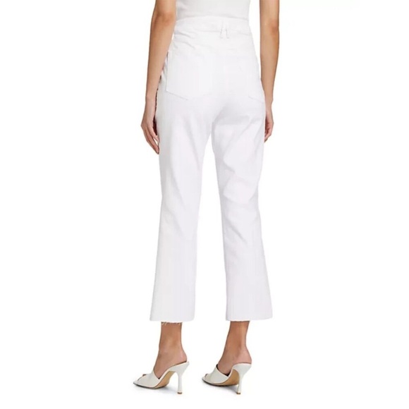 Good American NWT Good Legs Straight High Rise White Denim Jeans Size 2/26 New - Picture 2 of 10